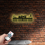 Custom Running Medal Hanger Led Light, Athletes Sign, House Decor, Gift For Runners, Trail Runner Gift, Medal Display Awards Sign
