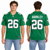 Custom Saquon Barkley Philadelphia Eagles Fan Inspired Alternate Premium F.U.S.E. Stitched Premium Limited Jersey - Black