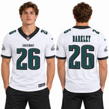 Custom Saquon Barkley Philadelphia Eagles Fan Inspired Alternate Premium F.U.S.E. Stitched Premium Limited Jersey - Black