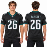Custom Saquon Barkley Philadelphia Eagles Fan Inspired Premium F.U.S.E. Premium Limited Jersey - Midnight Green