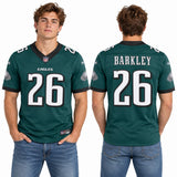Custom Saquon Barkley Philadelphia Eagles Fan Inspired Premium F.U.S.E. Premium Limited Jersey - Midnight Green