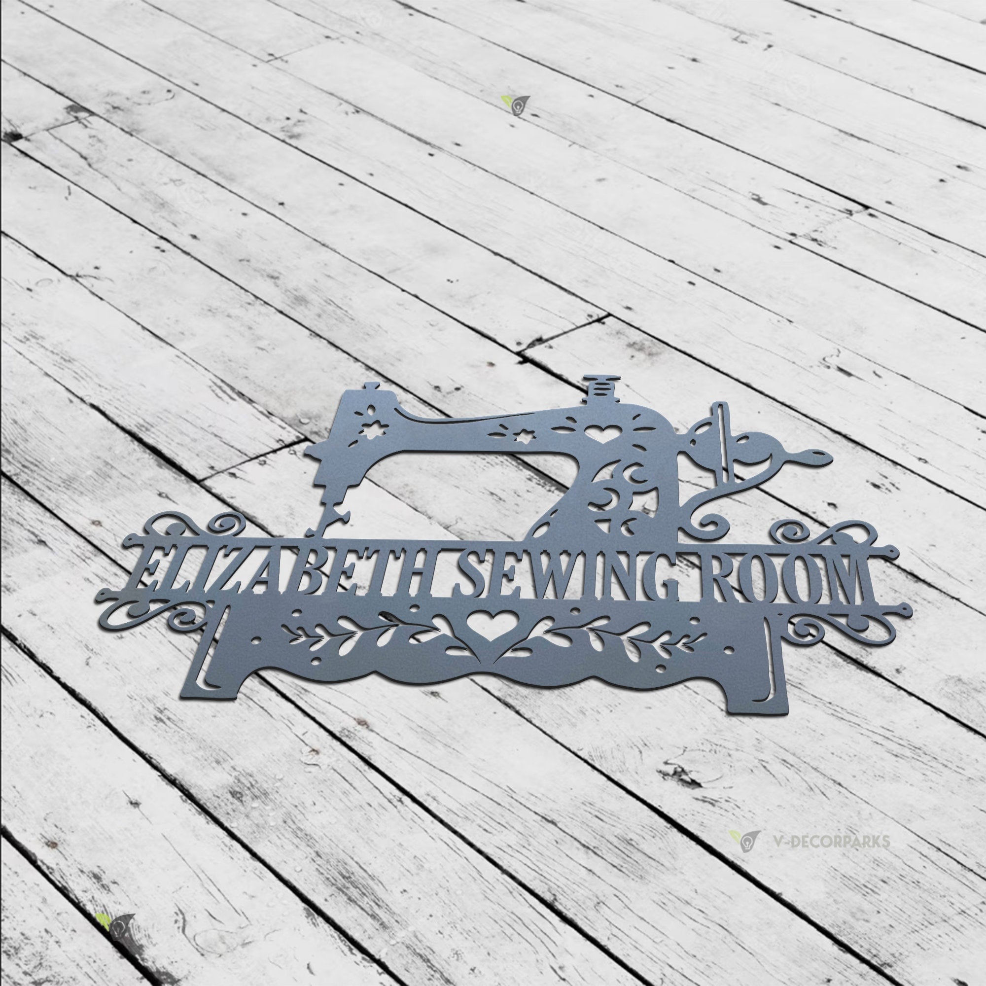 Custom Sewing Machine Metal Wall Art LED Light Personalized Tailor Shop Name Sign Home Decor Sew Quilting Sewciopath Decoration Mother Day | GearViral