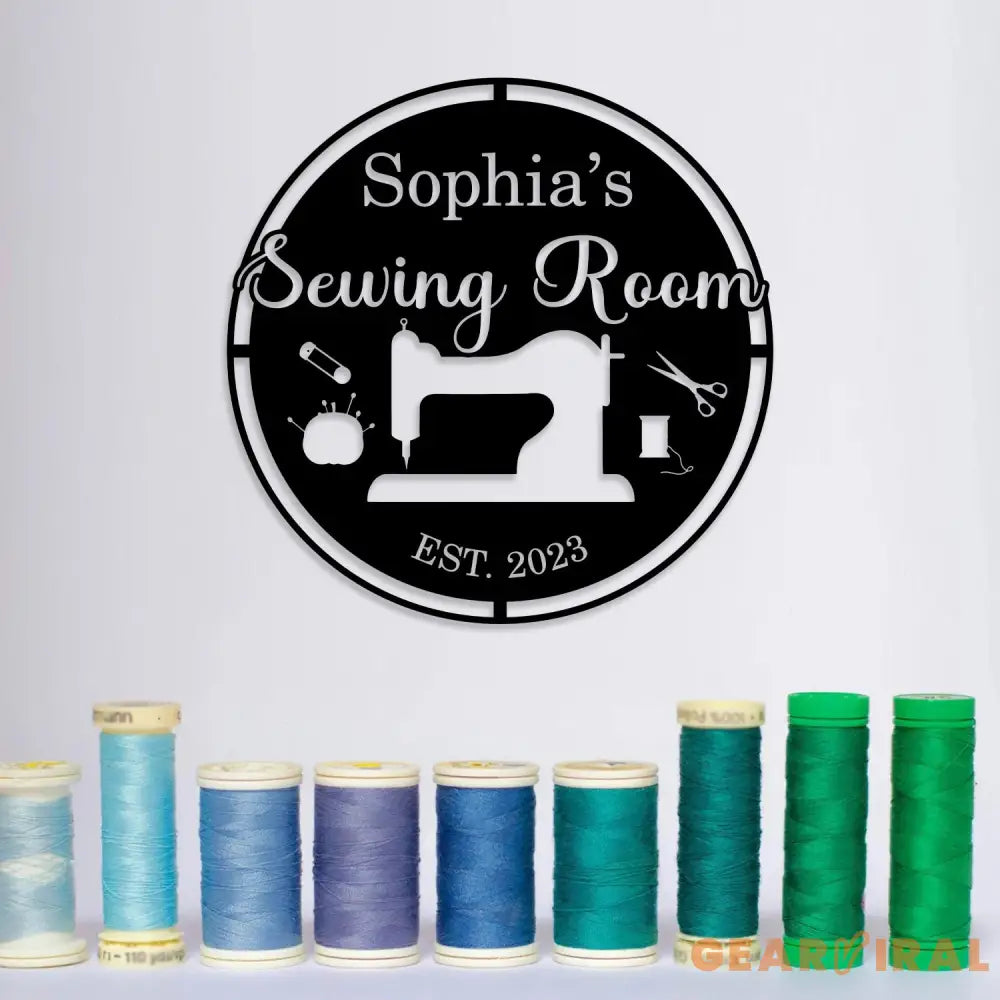 Custom Sewing Wall Art Quilting room Decor Sewing Lover Gifts Personalized Sewing Metal Sign Sewing Machine Sign Sewing