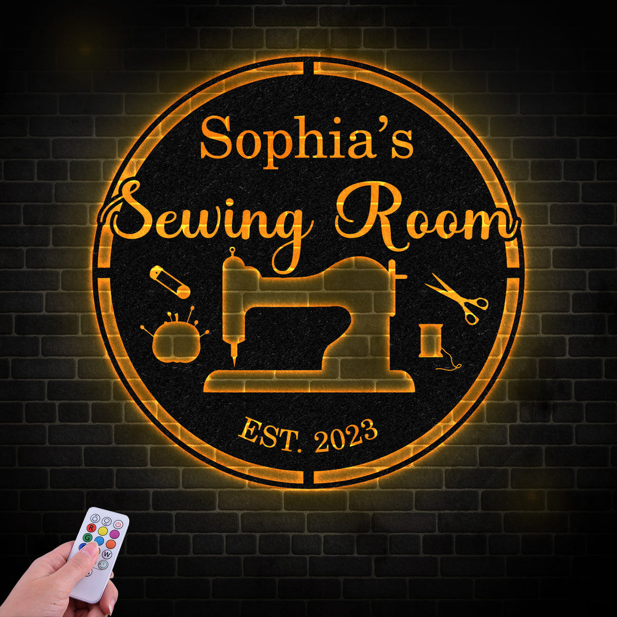 Custom Sewing Wall Art, Quilting room Decor, Sewing Lover Gifts, Personalized Sewing Metal Sign, Sewing Machine Sign, Sewing Decor Room Gift