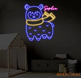 Custom Sheep Neon Sign LED Sheep Animal Light Animal Lover Wall Art Personalized Sheep Room Decor Gifts for Kids Home