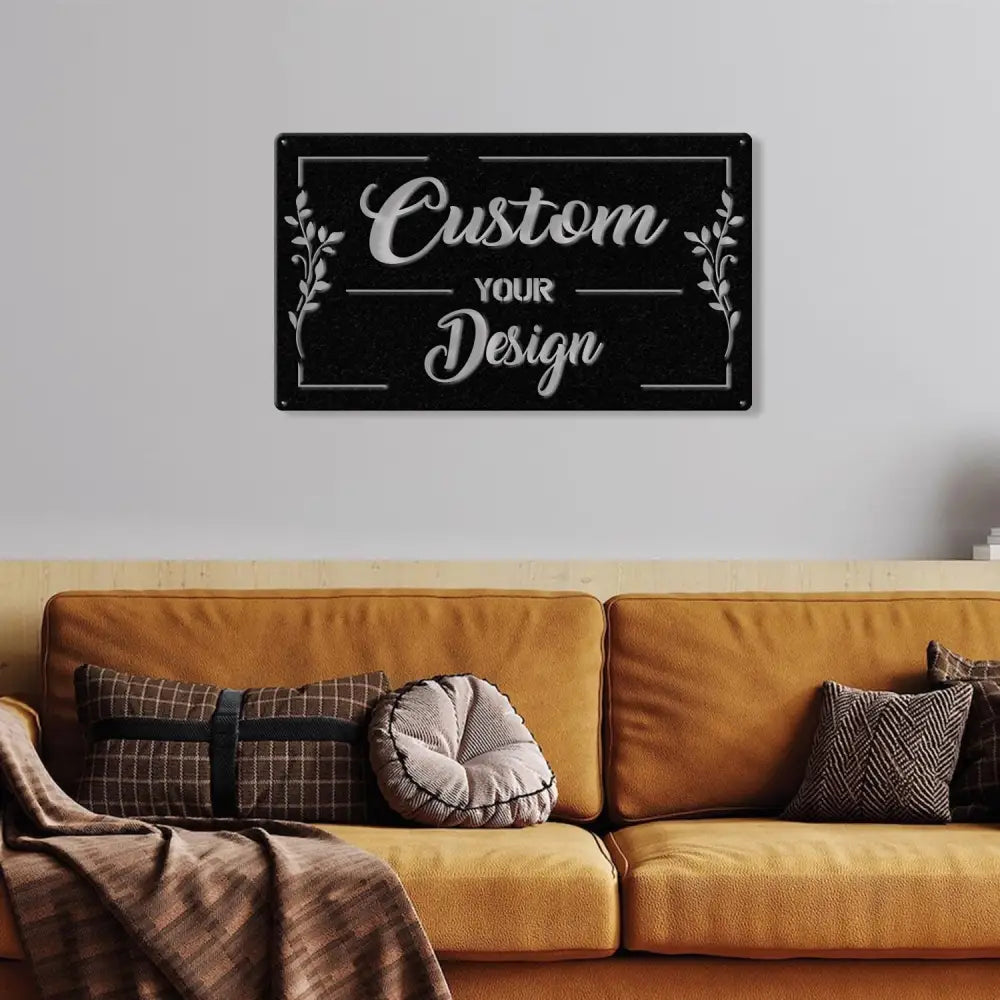 Custom Sign-Your Custom Text Metal Sign-Your Logo Here Sign-Metal Sign Custom-Your Text Here Sign-Custom Design