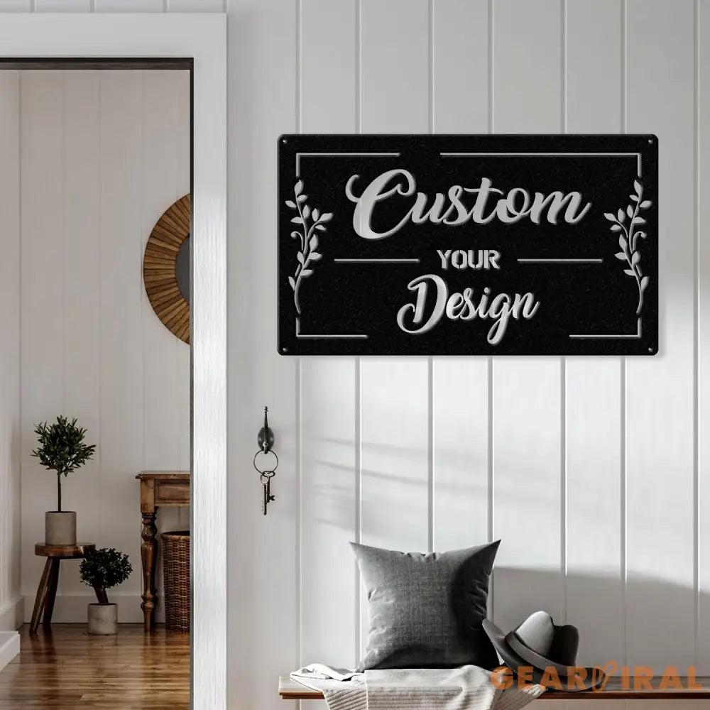 Custom Sign-Your Custom Text Metal Sign-Your Logo Here Sign-Metal Sign Custom-Your Text Here Sign-Custom Design