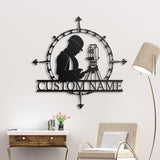 Custom Surveyor Engineer Metal Wall Art LED Light Personalized Geodetic Device Name Sign Decor Tool Scale Construction Equipment Builder | GearViral