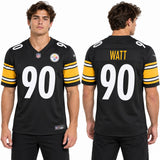 Custom T.J. Watt Pittsburgh Steelers Fan Inspired Premium F.U.S.E. Stitched Premium Limited Jersey - White