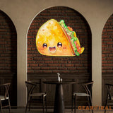 Custom Taco Mexican Food Restaurant Decor Artwork Led Neon Sign Light
