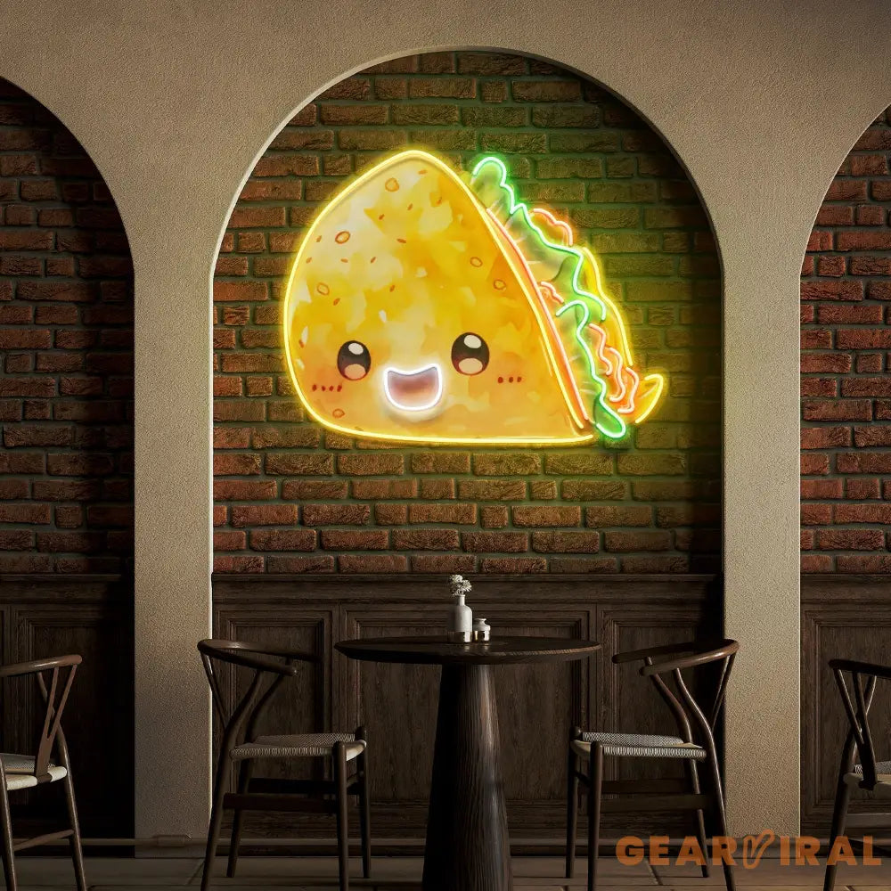 Custom Taco Mexican Food Restaurant Decor Artwork Led Neon Sign Light
