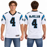 Custom Tetairoa McMillan Carolina Panthers Fan Inspired Game Jersey - White