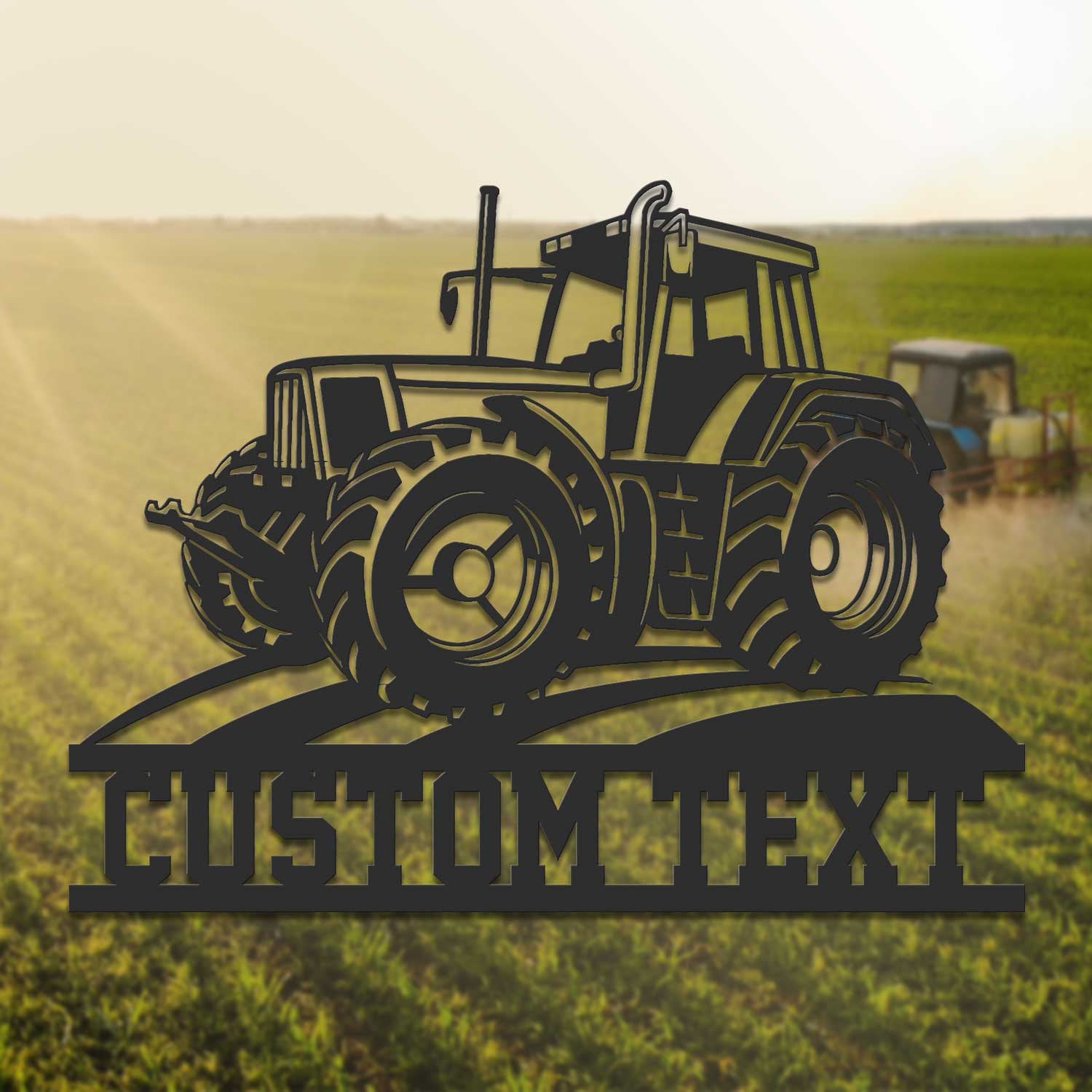Custom Tractor Driver Metal Wall Art LED Light - Personalized Farm Tractor Name Sign Home Decor - Ideal for Home Decor & Gift | GearViral