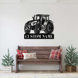 Custom Tractor Driver Metal Wall Art LED Light - Tractor Gift - Personalized Farm Tractor Name Sign Home Decor - Ideal for Home Decor & Gift | GearViral