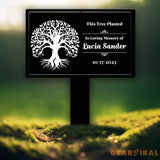 Custom Tree Memorial Plaque Outdoor Memorial Sign Engraved Tree Sign Outdoor Garden Sign Memorial Stake Plaque Grave