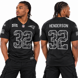 Custom TreVeyon Henderson New England Patriots Fan Inspired 2026 Salute to Service Stitched Premium Limited Jersey - Black