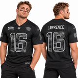 Custom Trevor Lawrence Jacksonville Jaguars Fan Inspired 2026 Salute to Service Stitched Premium Limited Jersey - Black