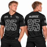 Custom Trey McBride Arizona Cardinals Fan Inspired 2026 Salute to Service Stitched Premium Limited Jersey - Black
