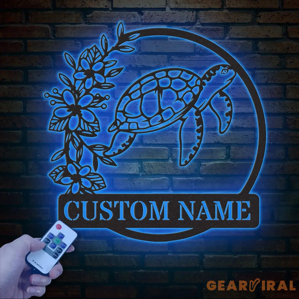 Custom Turtle Name Sign Personalized Beach House Sign Beach Sign Beach House Decor Sea Turtle Sign Beach House Sign Sea