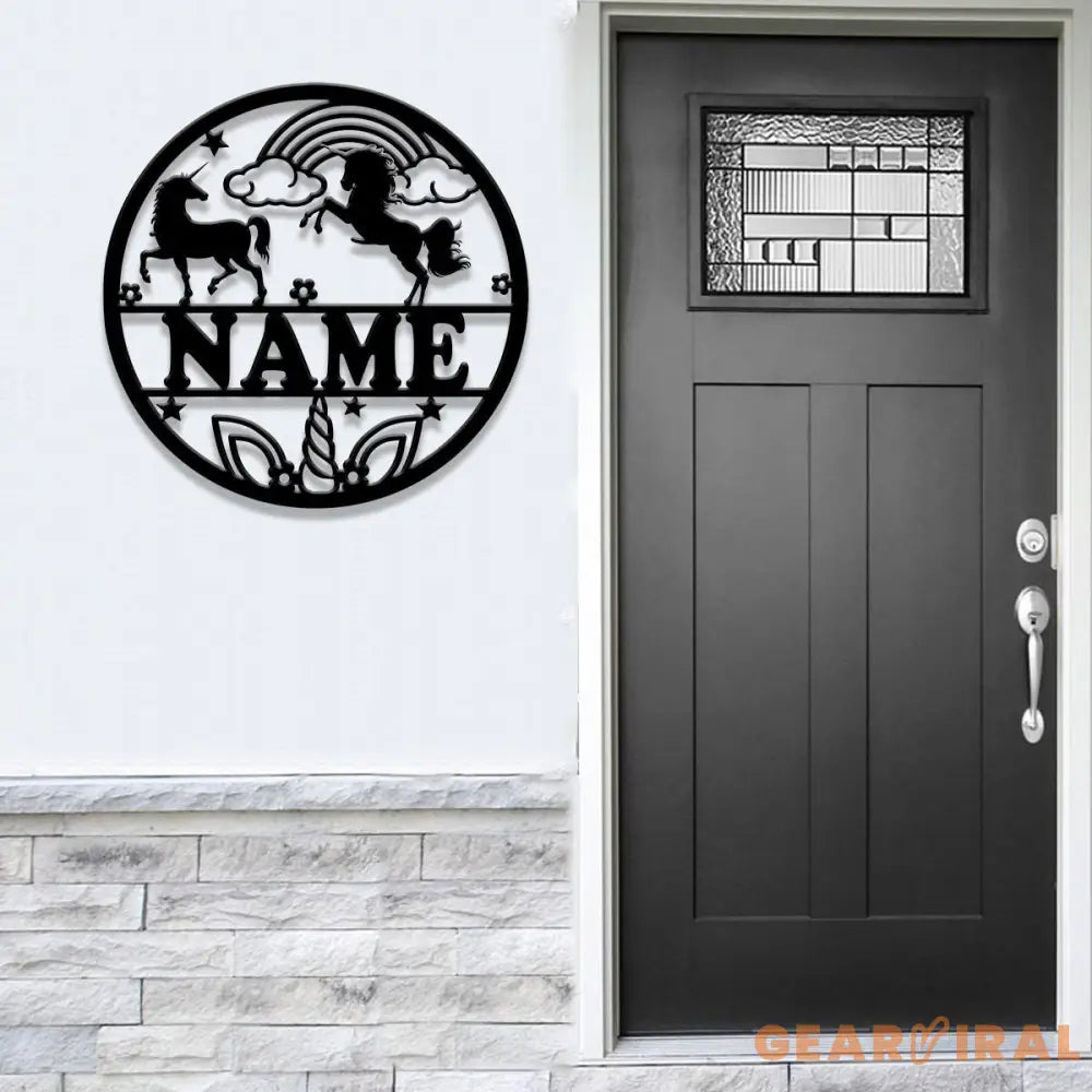 Custom Unicorn Name Sign with Led Lights Personalized Unicorn Lover Name Sign Nursery Decor Girls Room Decor Christmas