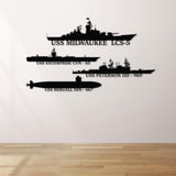 Custom US Navy Ships Metal Sign with Led Light, Navy Veterans Gift, Navy Gifts For Men, Fathers Day Gift For Navy Dad, Battleship Metal Sign, Personalized