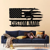 Custom US Wrestling Metal Sign with LED Light Wrestling Coach Gift Sports Home Decor Wrestler Birthday or Christmas