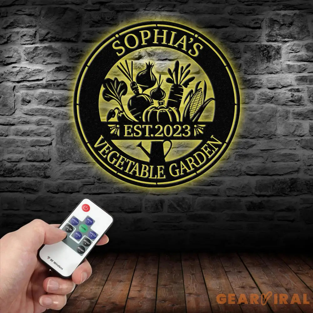 Custom Vegetable Garden Metal Sign Metal Vegetable Wall Signs Gardener Gift Outdoor Sign Garden Decor