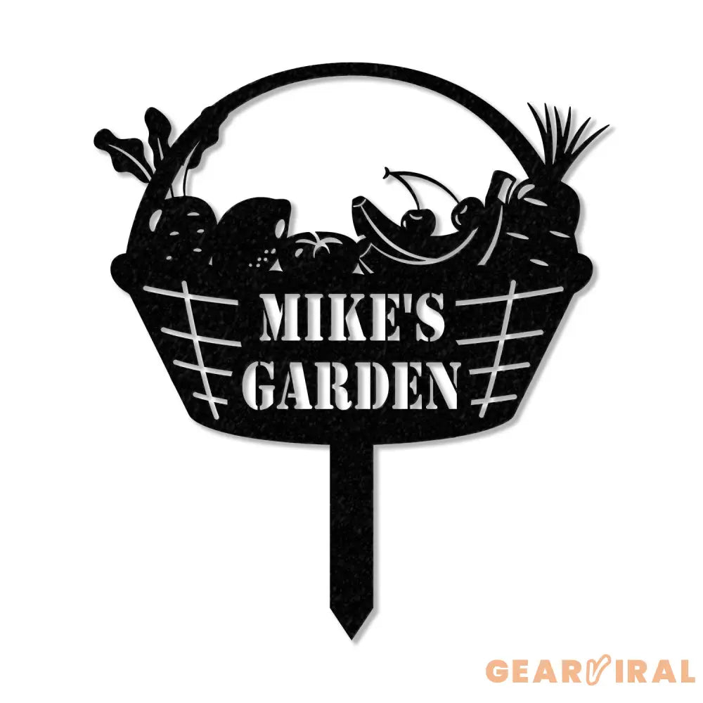 Custom Vegetables Garden Sign Vegetables Garden Stake Metal Yard Art Vegetable Plot Markers Gardener Gift Outdoor Sign