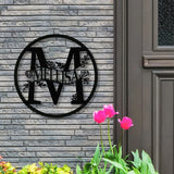 Custom Wall Art LED Light, Monogram Wall Decor, Family Name Sign, Wedding Gift - Gearviral