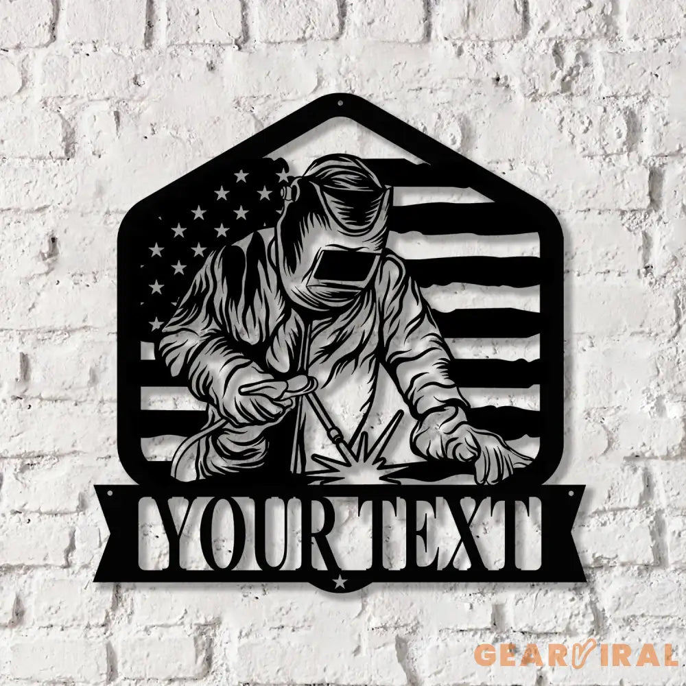 Custom Welder Metal Sign with Led Light Welder Gifts Xmas Birthday Gift for Welder Dad Gift For Dad Welding Gift