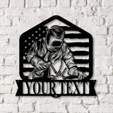 Custom Welder Metal Sign with Led Light, Welder Gifts, Xmas Birthday Gift for Welder Dad, Gift For Dad, Welding Gift - Gearviral