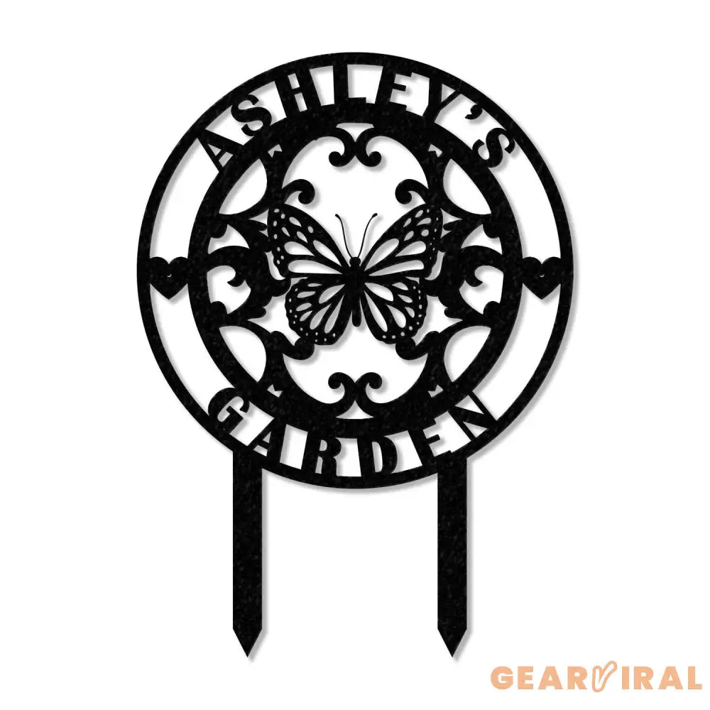 Custom Your Garden Sign Personalized Garden Stake Metal Garden Sign Gardener Name Sign Gardener Gift Yard Decor