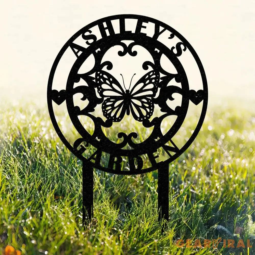 Custom Your Garden Sign Personalized Garden Stake Metal Garden Sign Gardener Name Sign Gardener Gift Yard Decor