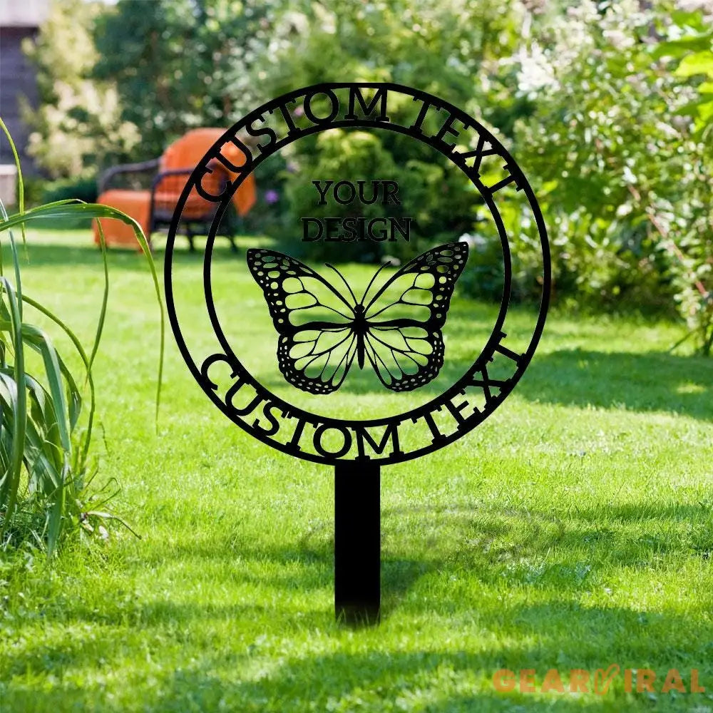 Custom Your Own Metal Stake | Outdoor Business Metal Stake Personalized Name Yard Sign Outdoor Door Garden Decor Logo