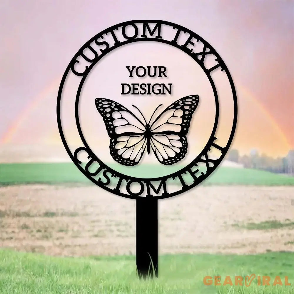 Custom Your Own Metal Stake | Outdoor Business Metal Stake Personalized Name Yard Sign Outdoor Door Garden Decor Logo