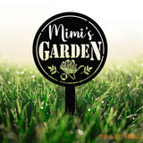 Customized Garden Stake Metal Sign Metal Bird Garden Stakes Gardener Gift Garden Decor Garden Metal Art Outdoor