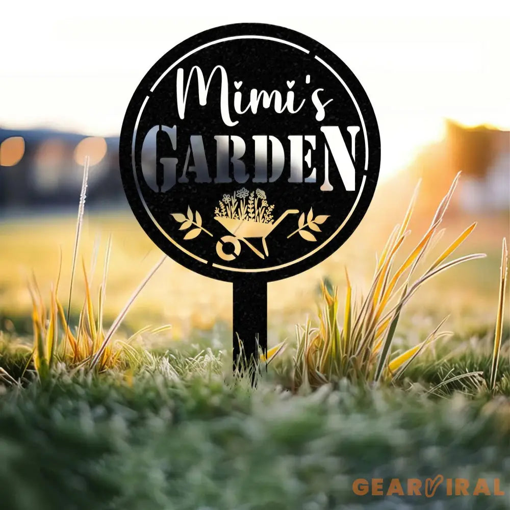 Customized Garden Stake Metal Sign Metal Bird Garden Stakes Gardener Gift Garden Decor Garden Metal Art Outdoor