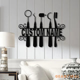 Custon Dental Hygineist Metal Wall Art with LED Light Dental Assistant Gifts Dental Student Gift Dentist Office Decor