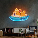 Cute Cat Chilling LED Neon Sign Light Pop Art