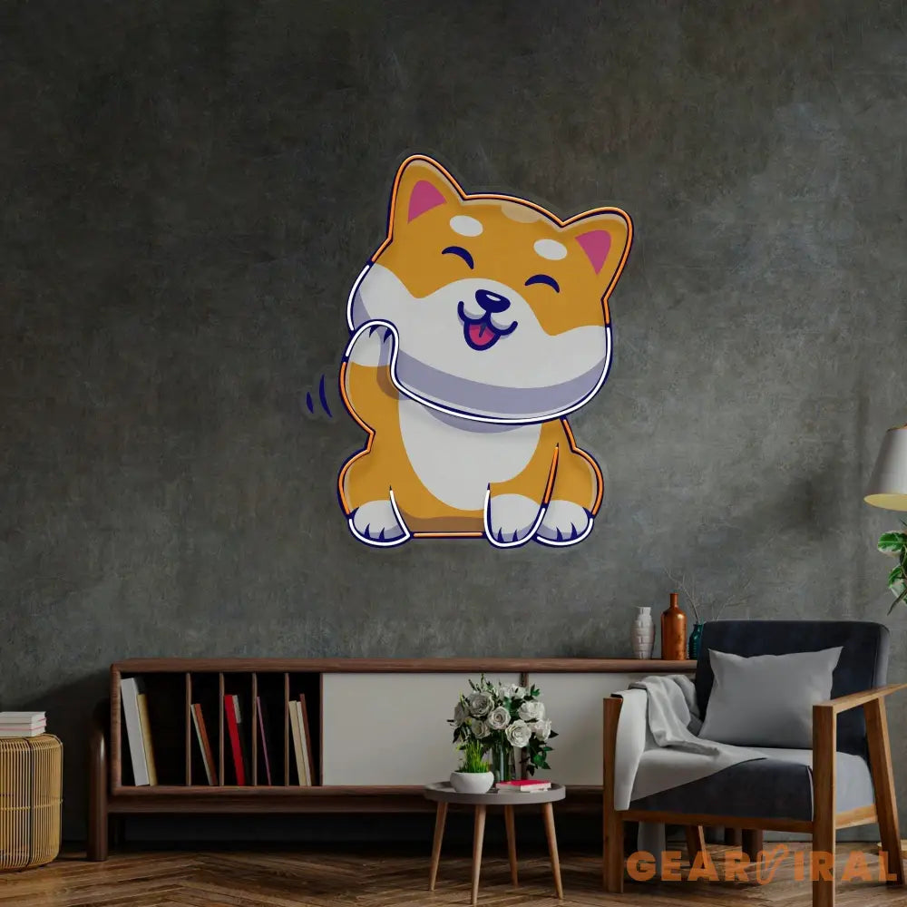 Cute Shiba LED Neon Sign Light Pop Art