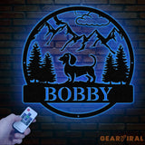 Dachshund Metal Sign Custom Dog Name Sign Dog Memorial Gift Dachshund Wall Decor Dog Lovers Wall Art Pet Lover Gift Dog