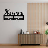 Dance Medal Hanger with Custom Monogram Name Metal Sign, Personalized Dance Medal Holder Monogram, Dance Medal Display