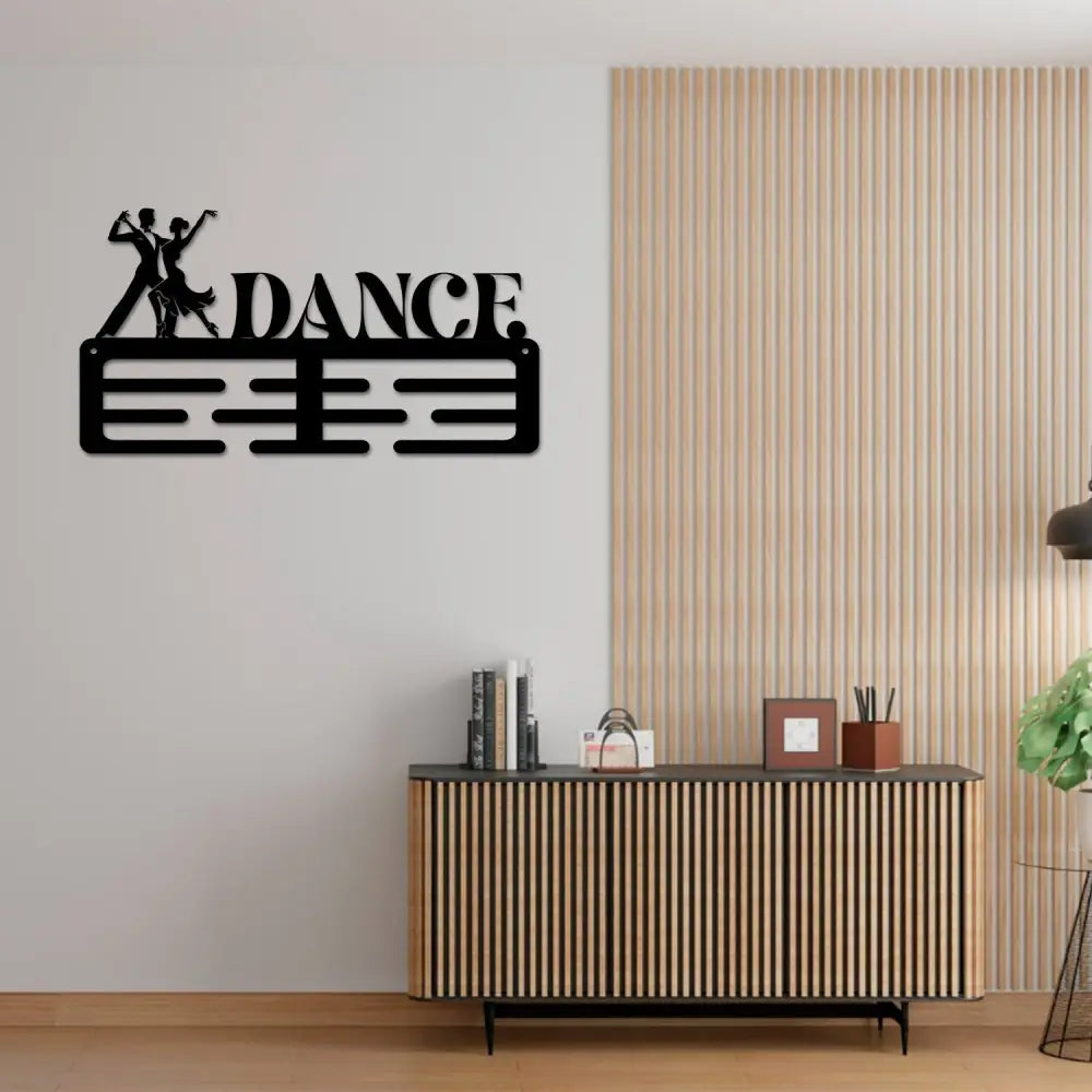 Dance Medal Hanger with Custom Monogram Name Metal Sign Personalized Dance Medal Holder Monogram Dance Medal Display