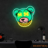 Dead Rich Cartoon Neon x Acrylic Artwork