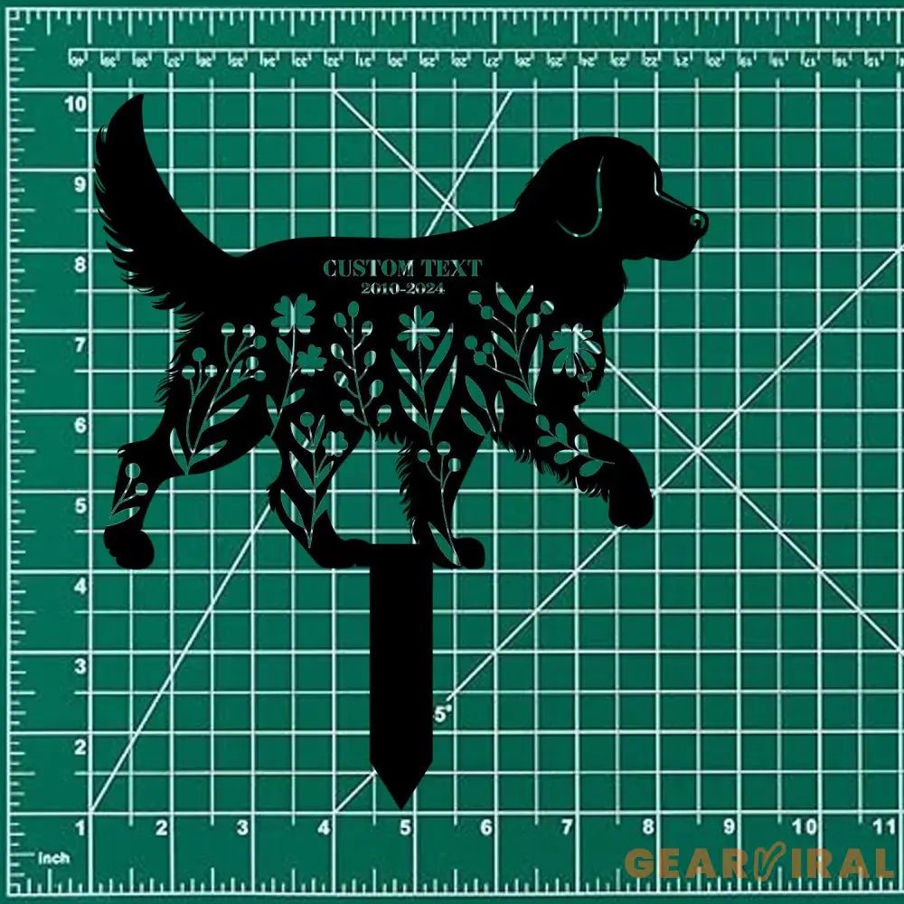 Dog Grave Marker Custom Year Memorial Stake Every Dog Breed Metal Stake Personalized Dog Garden Sign Pet Loss Gift