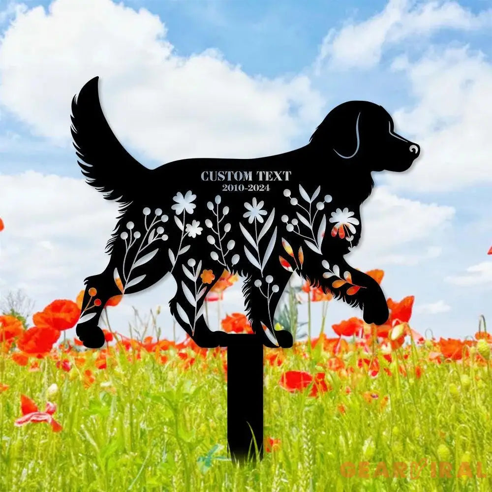 Dog Grave Marker Custom Year Memorial Stake Every Dog Breed Metal Stake Personalized Dog Garden Sign Pet Loss Gift