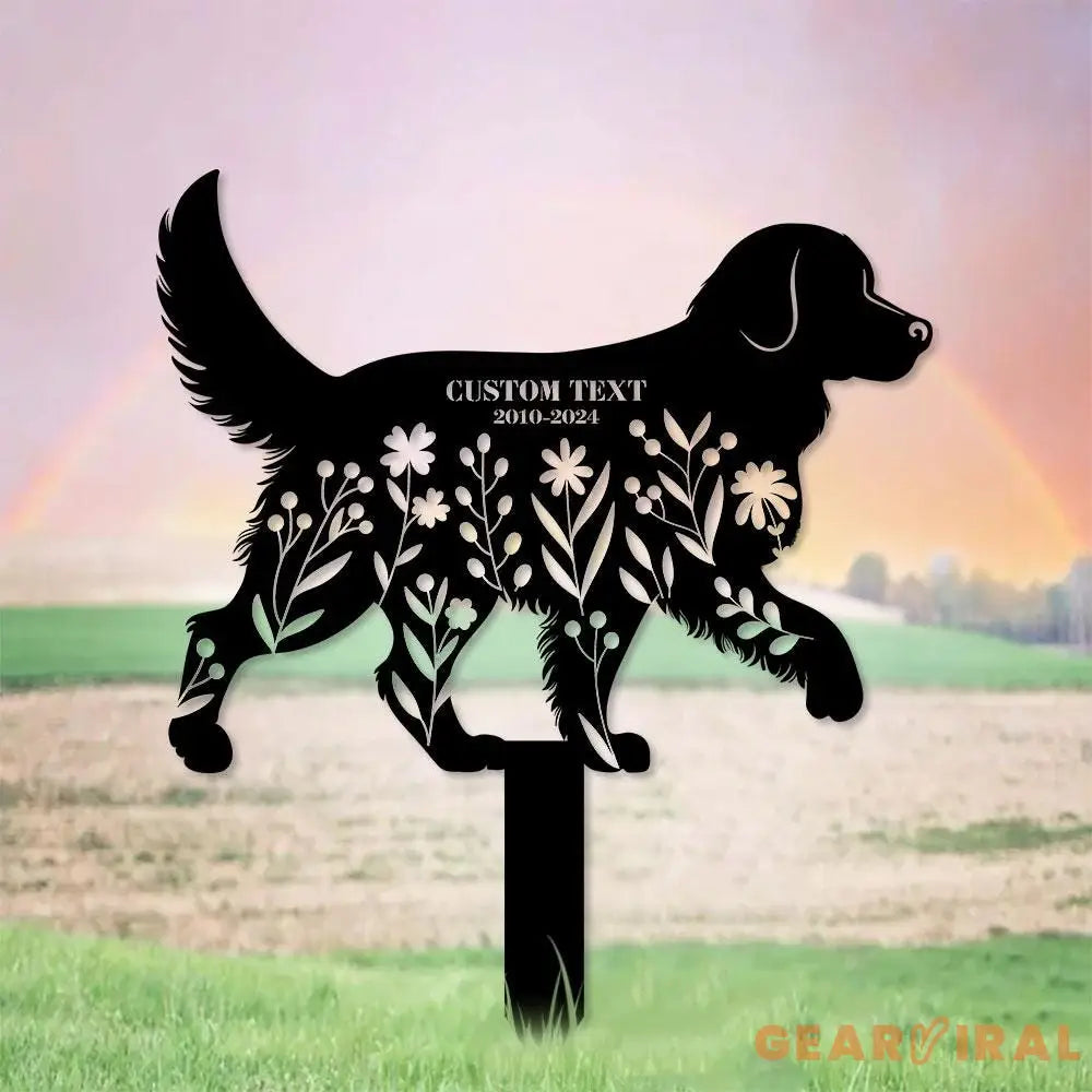 Dog Grave Marker Custom Year Memorial Stake Every Dog Breed Metal Stake Personalized Dog Garden Sign Pet Loss Gift