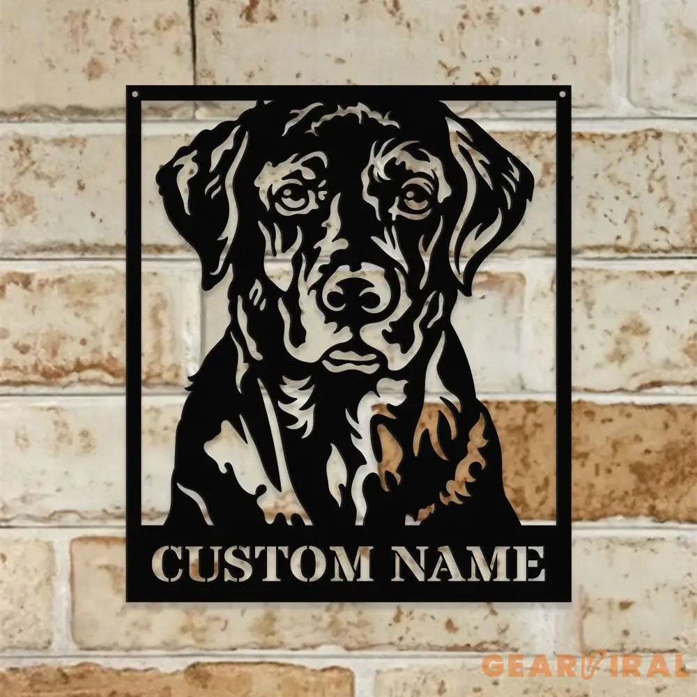 Dog’s House Metal Name Sign With LED Lights Personalized Split Letter Last Name Dog Lover Metal Sign Dog Metal sign