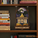 Dragon Books Read Tracker, Books Read This Year, Bookish Decor, Bookshelf Counter, Custom Reader Gift, Birthday Gift for Book Lover