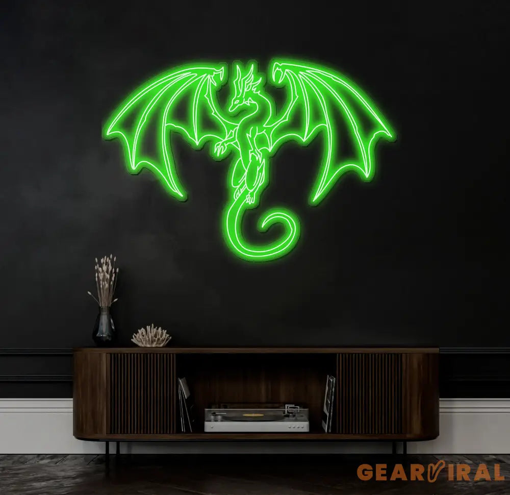 Dragon LED Neon Sign Color Changing Wall Art for Home Gaming Room or Office Perfect Neon Light for Fantasy Lovers and
